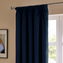 Furn The Ultimate Velvet Blackout Pencil Pleat Curtains Royal 229 x 183cm - thumbnail 4