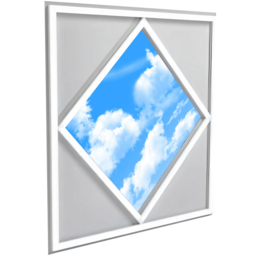ENER-J 4 Pack 70W 6500K Cool White Diamond Sky and Cloud Ceiling LED Panel Light