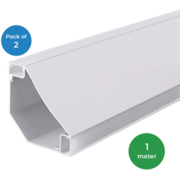 ENER-J Gypsum LED Cove Light Corner Aluminium Profile 1m - thumbnail 3