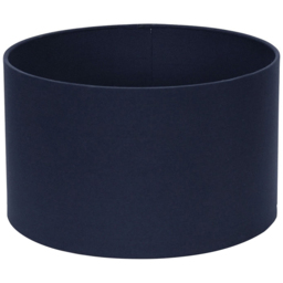 ValueLights Reni Small Navy Fabric Drum Shade