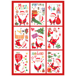 Xmas Haus Window Stickers Christmas Decoration 120 Pack