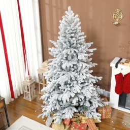 StarBright Snow Flocked Artificial Christmas Tree 6ft - thumbnail 3