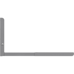 AVF Universal 45cm Silver Microwave Wall Bracket - thumbnail 4