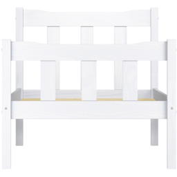 Havana Single White Bed Frame - thumbnail 4