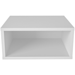 Decorotika Dora White Wall Mounted Bedside Table - thumbnail 4