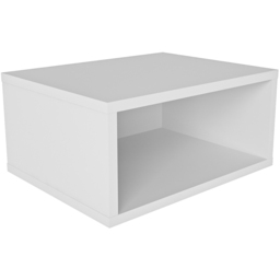 Decorotika Dora White Wall Mounted Bedside Table - thumbnail 2