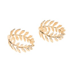 Prostar Gold Leaf Napkin Rings 2 Pack
