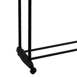 Home Vida Chrome Black Double Garment Rack - thumbnail 3
