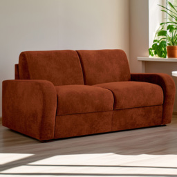 Jay-Be Deco 2 Seater Cosy Chenille Foxy Sofa Bed with e-Sprung Mattress