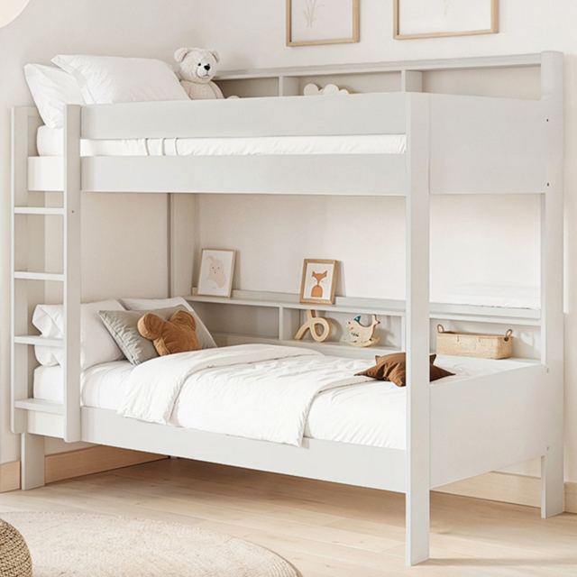 Noomi Bodie White Pine Single Storage Bunk Bed - image 1