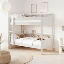 Noomi Bodie White Pine Single Storage Bunk Bed - thumbnail 4