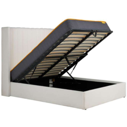 Birlea Maisey Double White Boucle Ottoman Bed - thumbnail 4