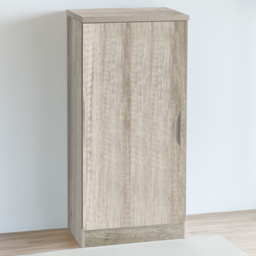 R White Cabinets Single Door Mid Height Grey Nebraska Cupboard - thumbnail 1
