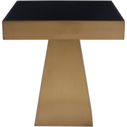 Premier Housewares Carlox Square Gold Side Table - thumbnail 2