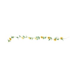 Artificial Bright Sunflower Garland Yellow - thumbnail 1