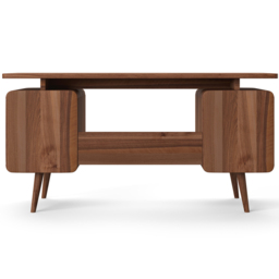 Dorel Somerset Brown 6 Drawer Office Desk - thumbnail 4
