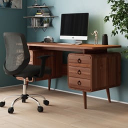 Dorel Somerset Brown 6 Drawer Office Desk