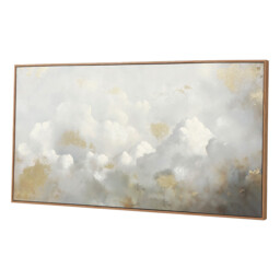 Embellished Cloud Framed Wall Art Grey - thumbnail 2
