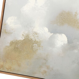 Embellished Cloud Framed Wall Art Grey - thumbnail 4