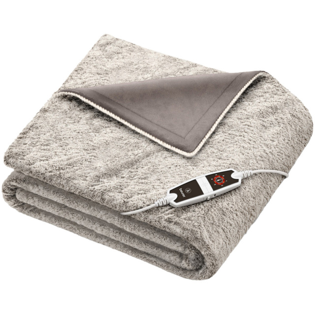 Beurer Cream Fluffy Nordic Electric Heated Throw 200 x 150cm - image 1