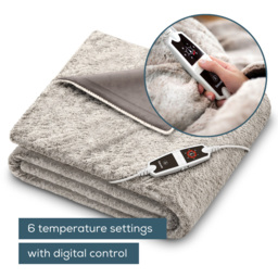 Beurer Cream Fluffy Nordic Electric Heated Throw 200 x 150cm - thumbnail 3