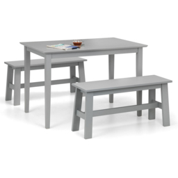 Julian Bowen Kobe 4 Seater Compact Rectangular Dining Table Torino Grey - thumbnail 3