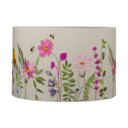 Embroidered Floral Multicolour Shade 30cm - thumbnail 1