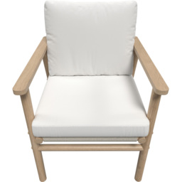 Charles Bentley Acacia and Weave 2 Seater Bistro Set - thumbnail 3