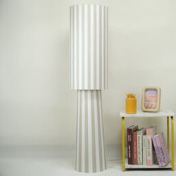 XL Stripe Lamp Natural - thumbnail 3