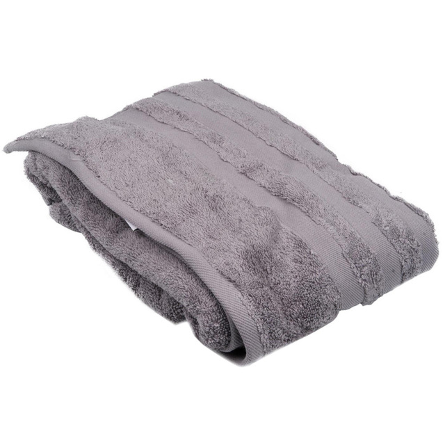 Turkish Cotton Silver Terry Dobby Bath Towel