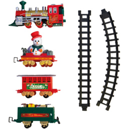 St Helens 3 Carriages Christmas Train Set - thumbnail 2