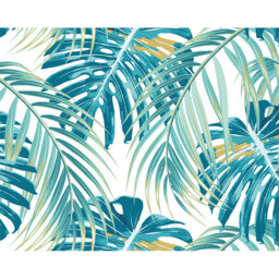 Origin Murals Tropical Leaves Green Wall Mural - thumbnail 2