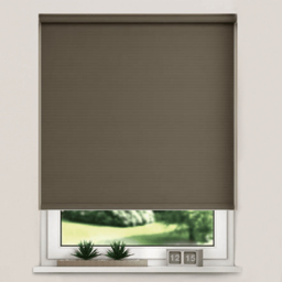 New EdgeBlinds Thermal Blackout Roller Blinds Chocolate 90cm