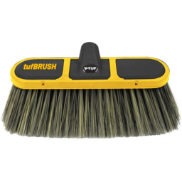 V-TUF tufBRUSH900 Black Car Wash Brush with Rubber Edging - thumbnail 2