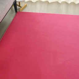 Minimalist Hot Pink Cosy Flannel Rug - thumbnail 3