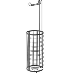 Bathstore Hilton Toilet Roll Holder Grey