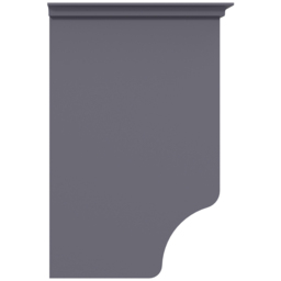 Homebase Grey Bevelled Coat Shelf with 3 Woven Baskets and 5 Double Hooks - thumbnail 4