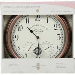 Henley Wall Clock and Thermometer - thumbnail 2