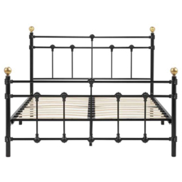 Atlas Small Double Black Bed - thumbnail 4