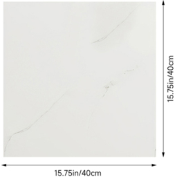 Living and Home Dove White Marble Pattern PVC Wall Sticker 40 x 40cm 10 Pack - thumbnail 4