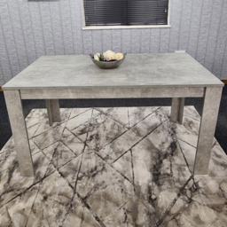 Portland 6 Seater Grey Wood Dining Table