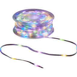 Samuel Alexander Warm White and Multicolour Pre-Lit Two Tone LED Christmas String Light 37.5m - thumbnail 2