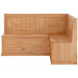 Loft24 Sara 3 Seater Solid Pine Corner Bench with Storage - thumbnail 4
