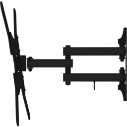 Jet Black 26 to 55 inch Multi Position TV Wall Mount - thumbnail 3
