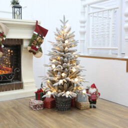 Alpine Pre-Lit Tree White - thumbnail 2