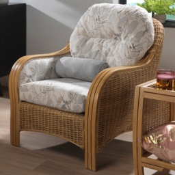 Desser Centurion Leafy Natural Rattan Armchair - thumbnail 1