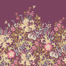 Origin Murals Trailing Lily Purple Wall Mural - thumbnail 2