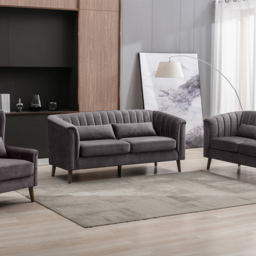 Brooklyn Meabh 3 Seater Granite Sofa - thumbnail 2