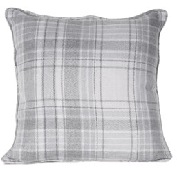 Divante Hatfield Check Grey Cushion - thumbnail 1