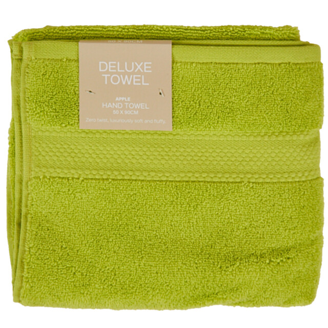 Deluxe Green Apple Cotton Hand Towel - image 1